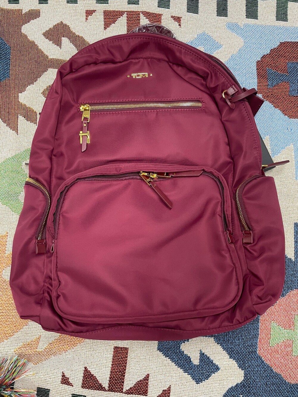 Tumi Voyageur Carson Red Backpack - Ballistic Nylon 16"